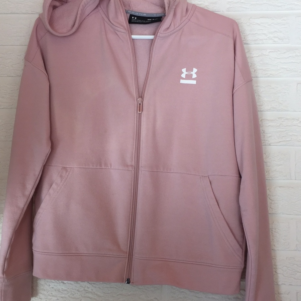 Under Armour pink cardigan size S